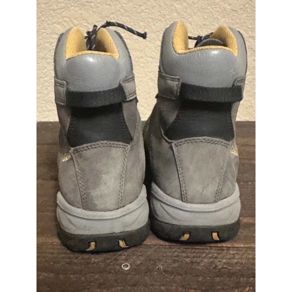 Cabelas Dry-Plus Hiking Boots Mens 10 D Grey Suede Waterproof 83-0952 Rucking